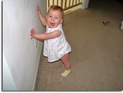 Holding the wall up